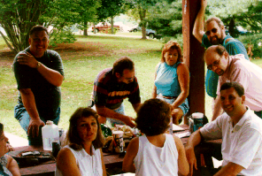 [IMAGE: An alternate view of the picnic]
