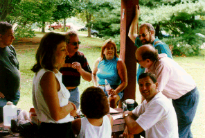 [IMAGE: An alternate view of the picnic]
