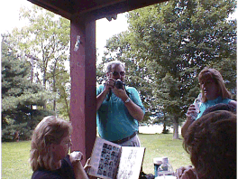 [IMAGE: Wayne and his Camera]